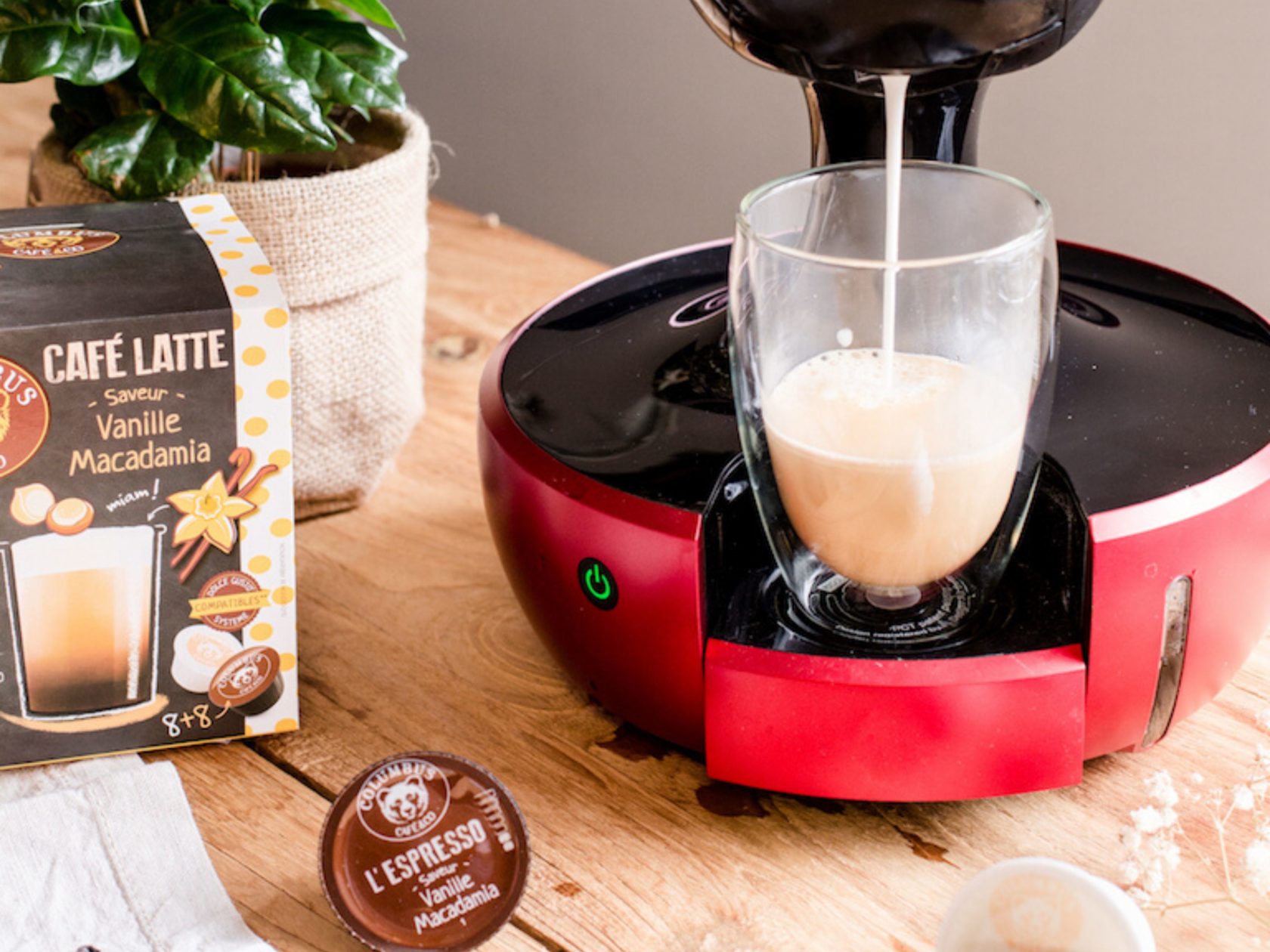 Vanilla Macadamia Flavour Café Latte Dolce Gusto® x 16