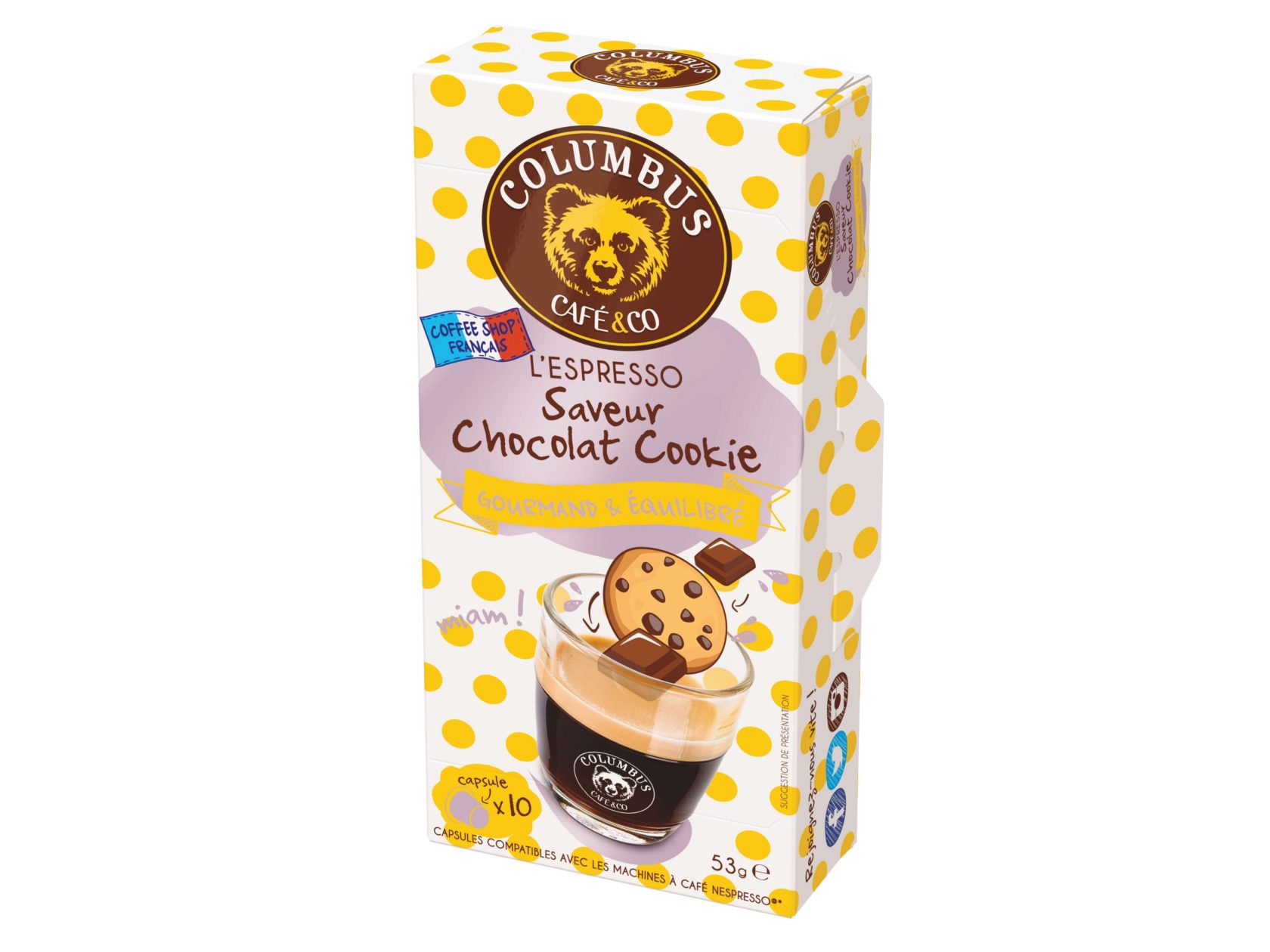 L'Espresso saveur Chocolat Cookie Nespresso® x 10