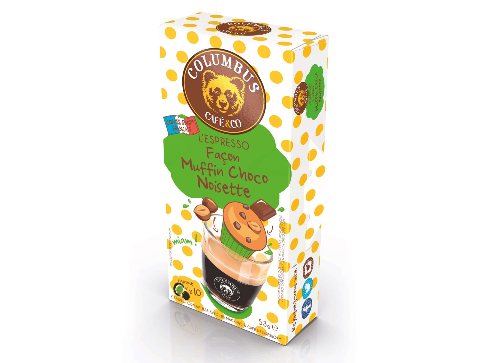 L'Espresso façon Muffin Choco Noisette Nespresso® x 10