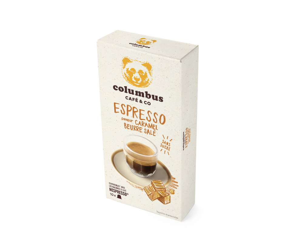 L'Espresso saveur Caramel beurre salé Nespresso® x 10 – Columbus Café & Co