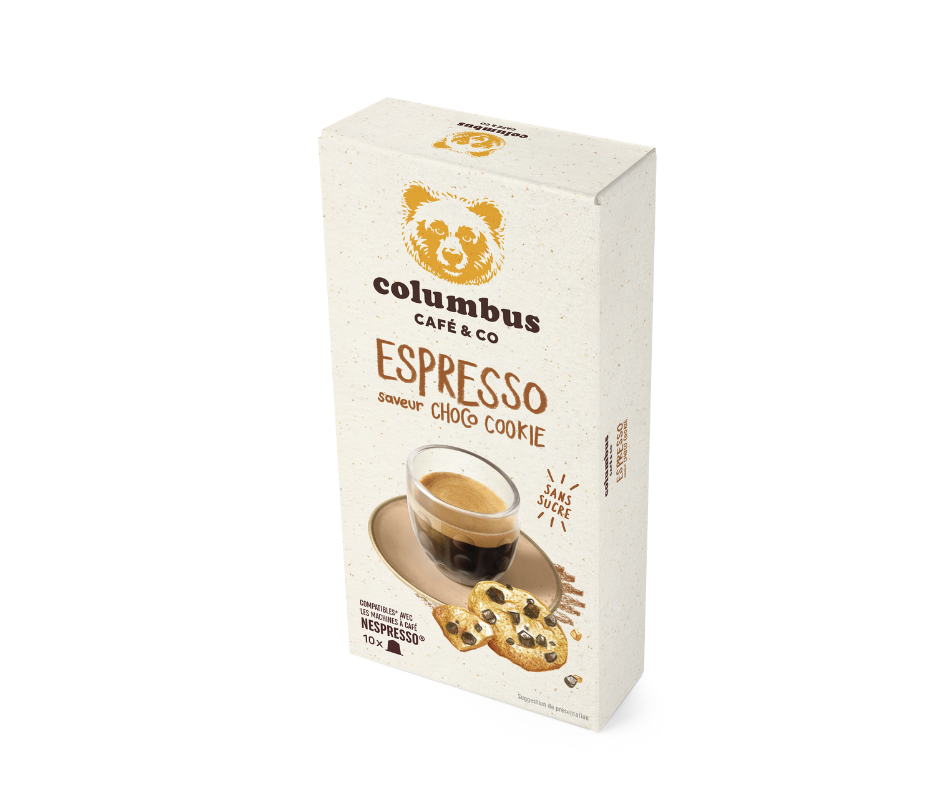 10 capsules compatibles Nespresso® Chocolat - Columbus