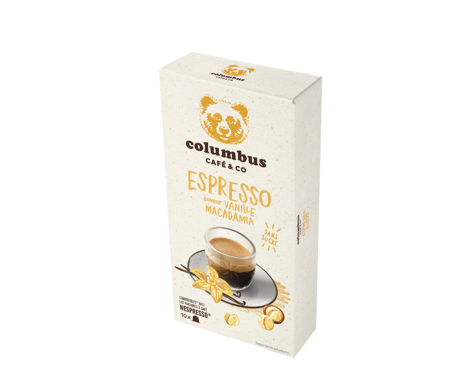 L'Espresso saveur Vanille Macadamia Nespresso® x 10 – Columbus Café & Co