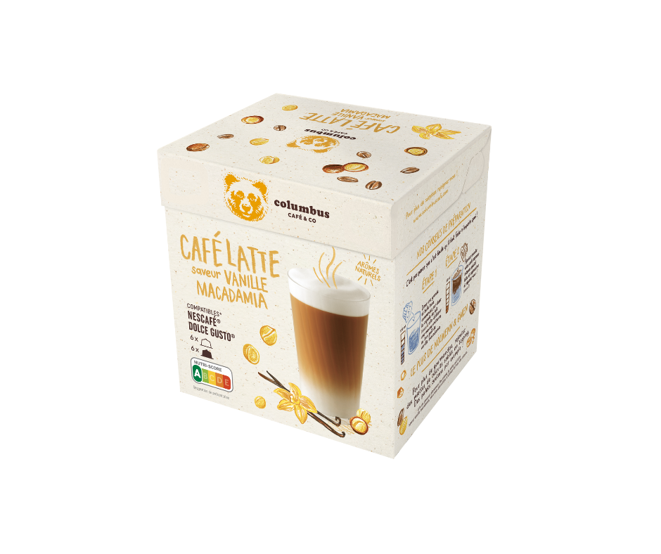 Vanilla Macadamia Flavour Café Latte Dolce Gusto® x 12