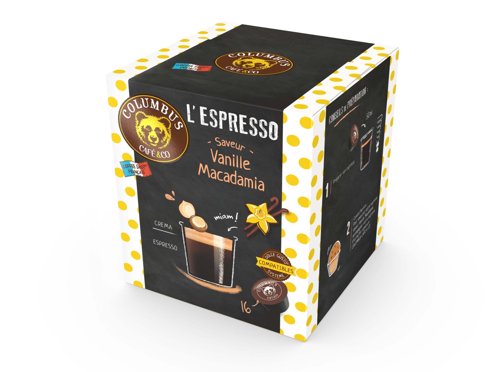 Vanilla Macadmia flavoured Espresso Dolce Gusto® x 16