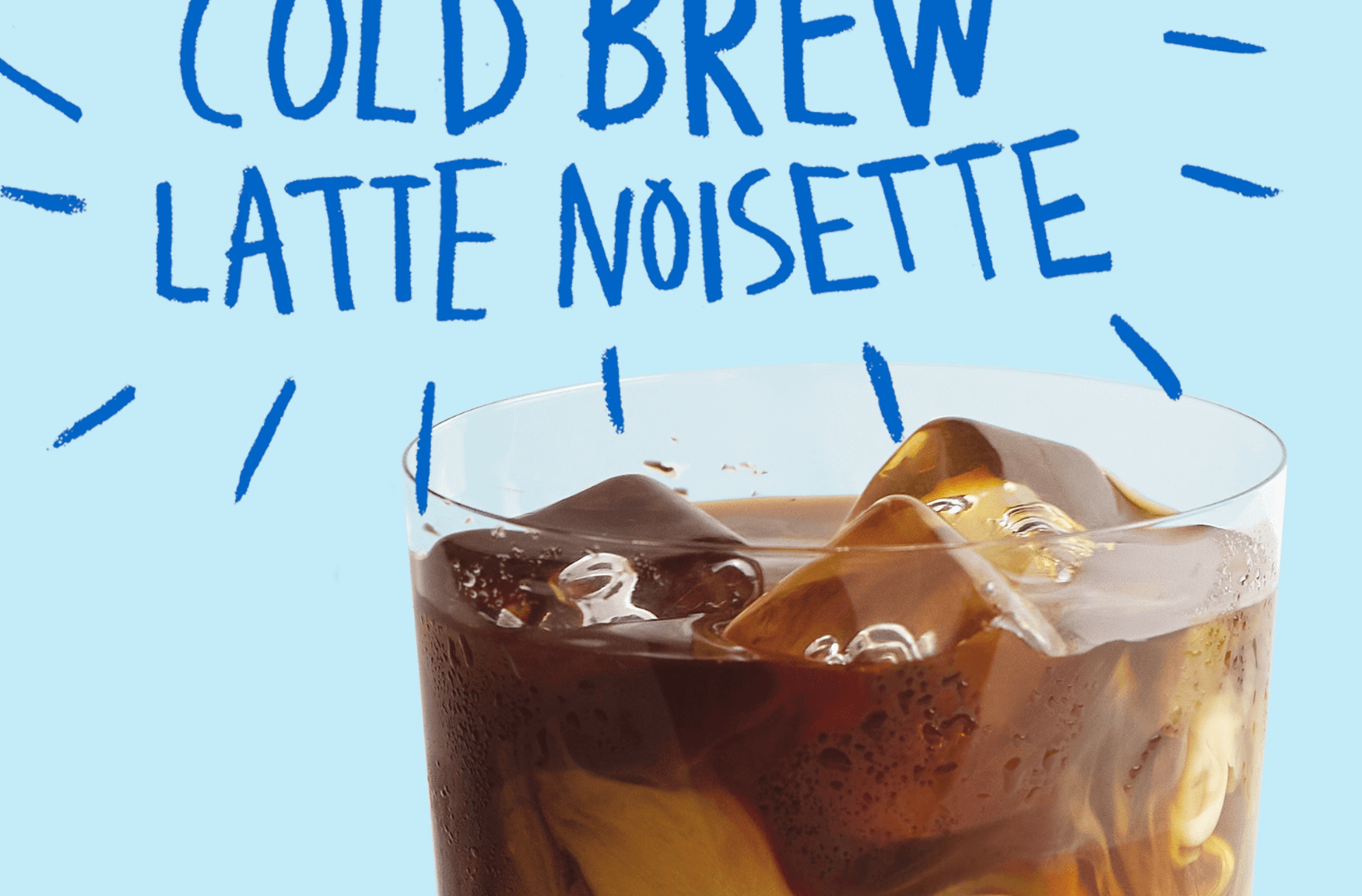 Notre Cold Brew Latte Noisette, miam !