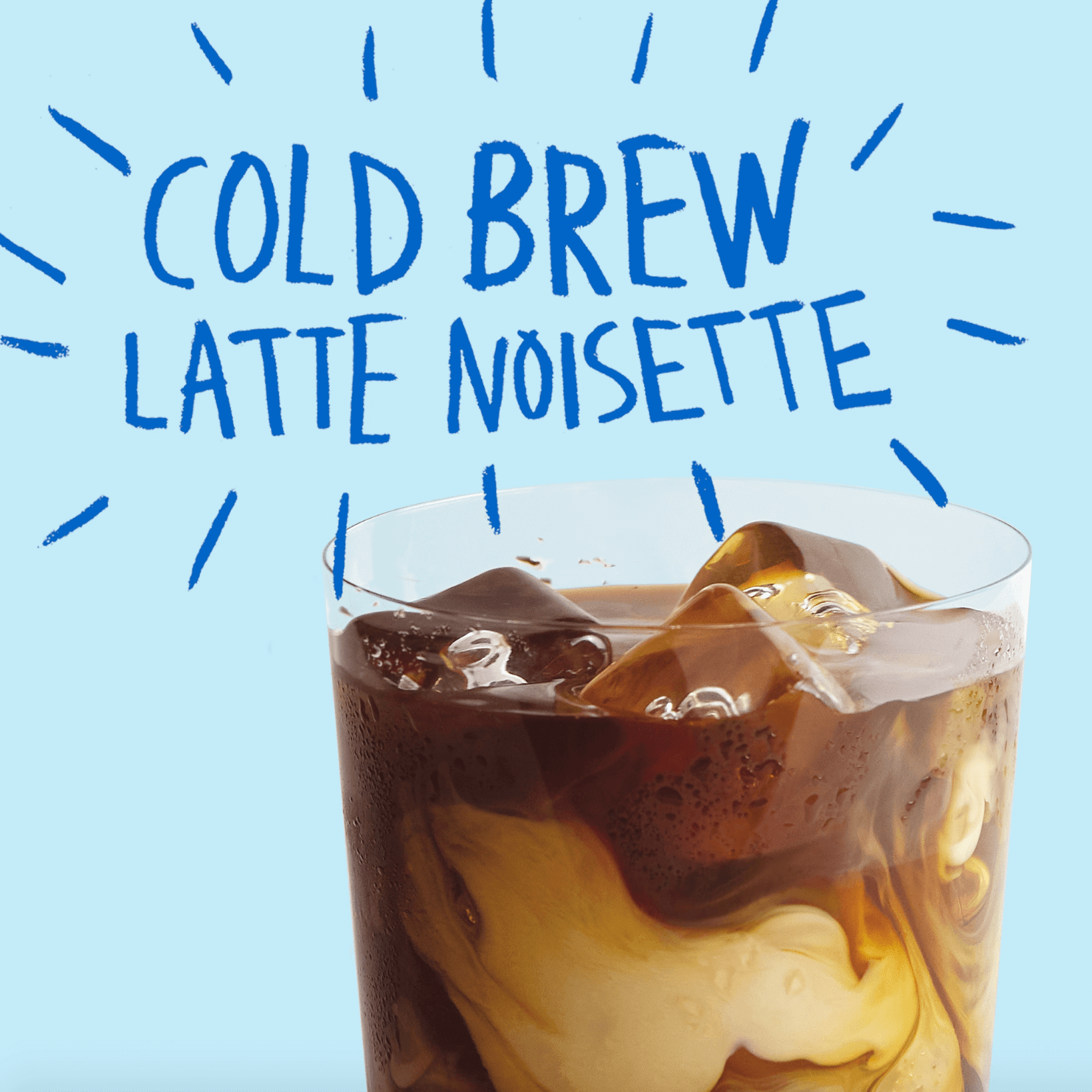 Notre Cold Brew Latte Noisette, miam !