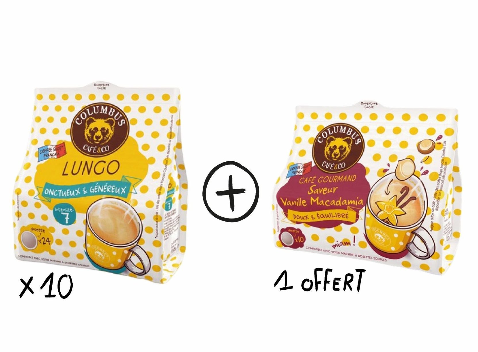 Pack of 10 Lungo bags + 1 FREE Espresso Vanilla Macadamia – Senseo®