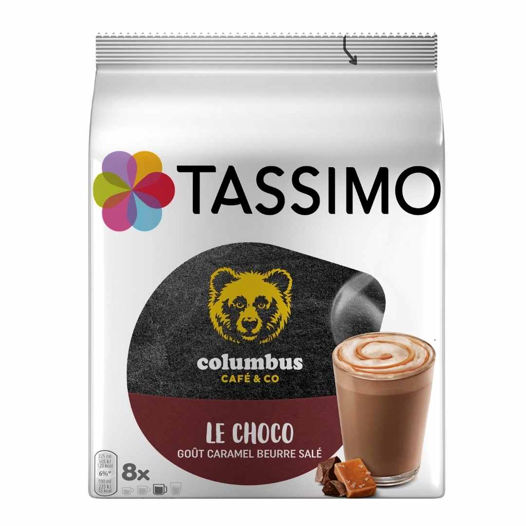 Café capsules compatibles Tassimo chocolat chaud Tassimo x8 sur