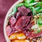 BUDDHA BOWL Bresaola, Quinoa, Lentilles, Edamame, Betterave, Clémentines