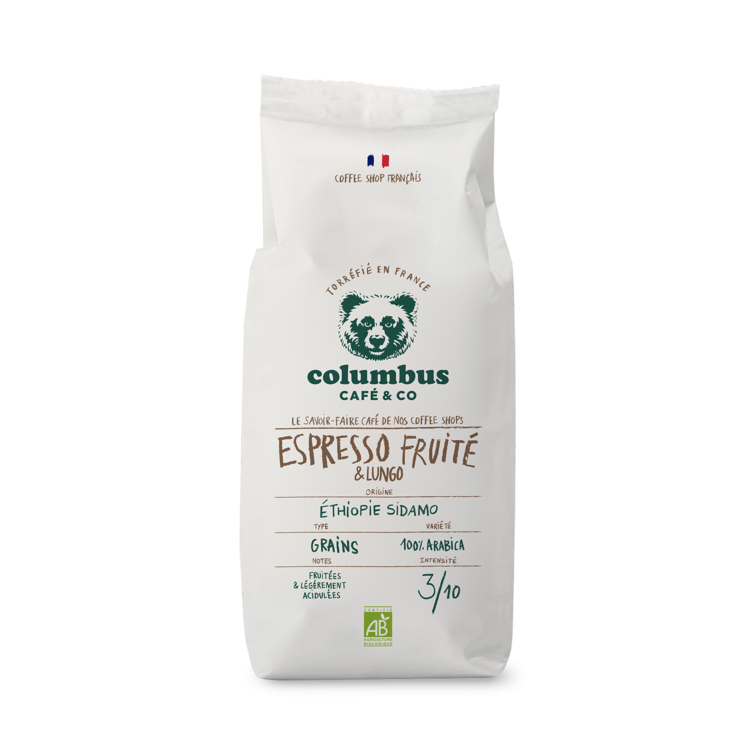 Café Grain – Espresso spécial Lungo 1 KG – Columbus Café & Co