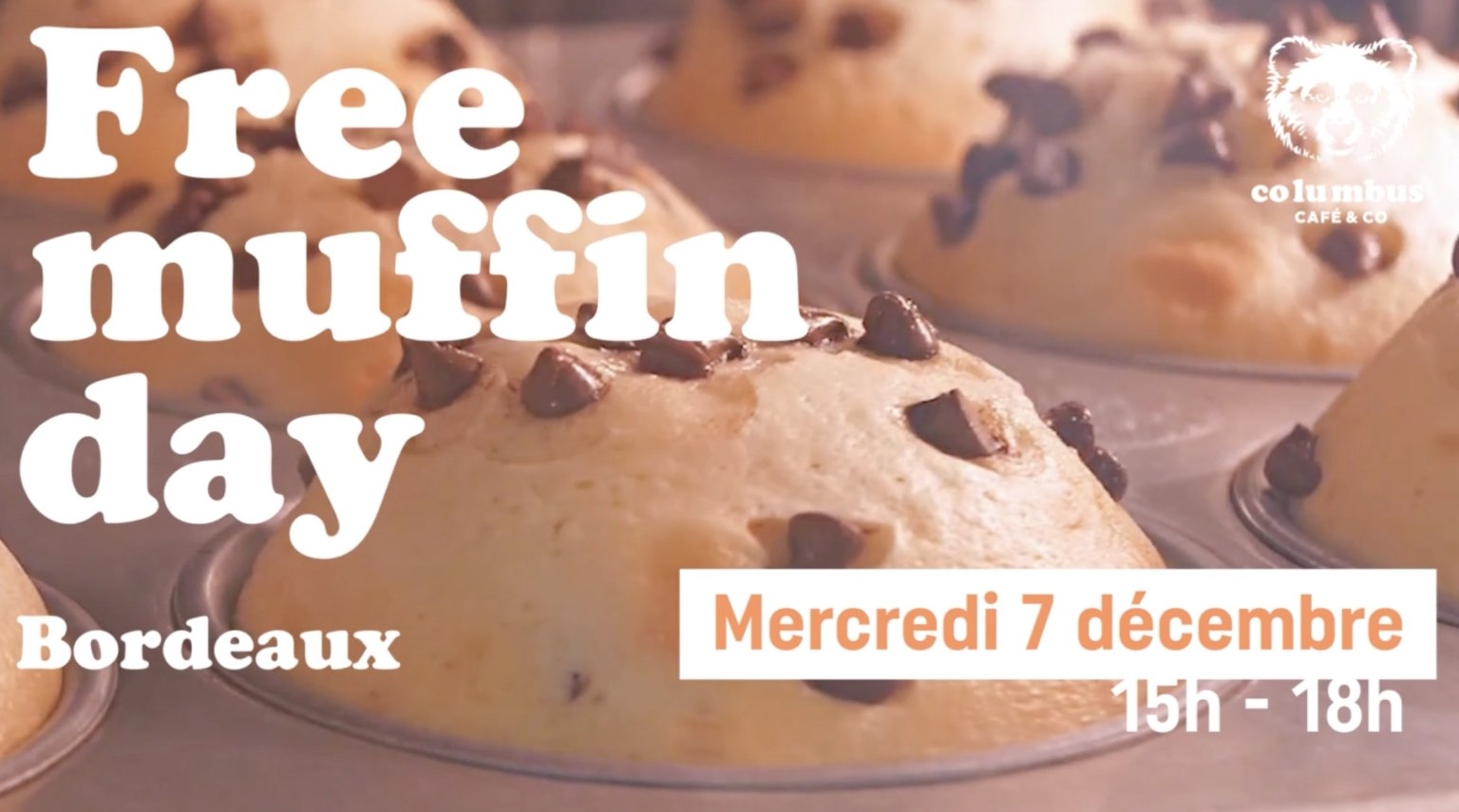 Free Muffin Day Bordeaux Columbus Café & Co