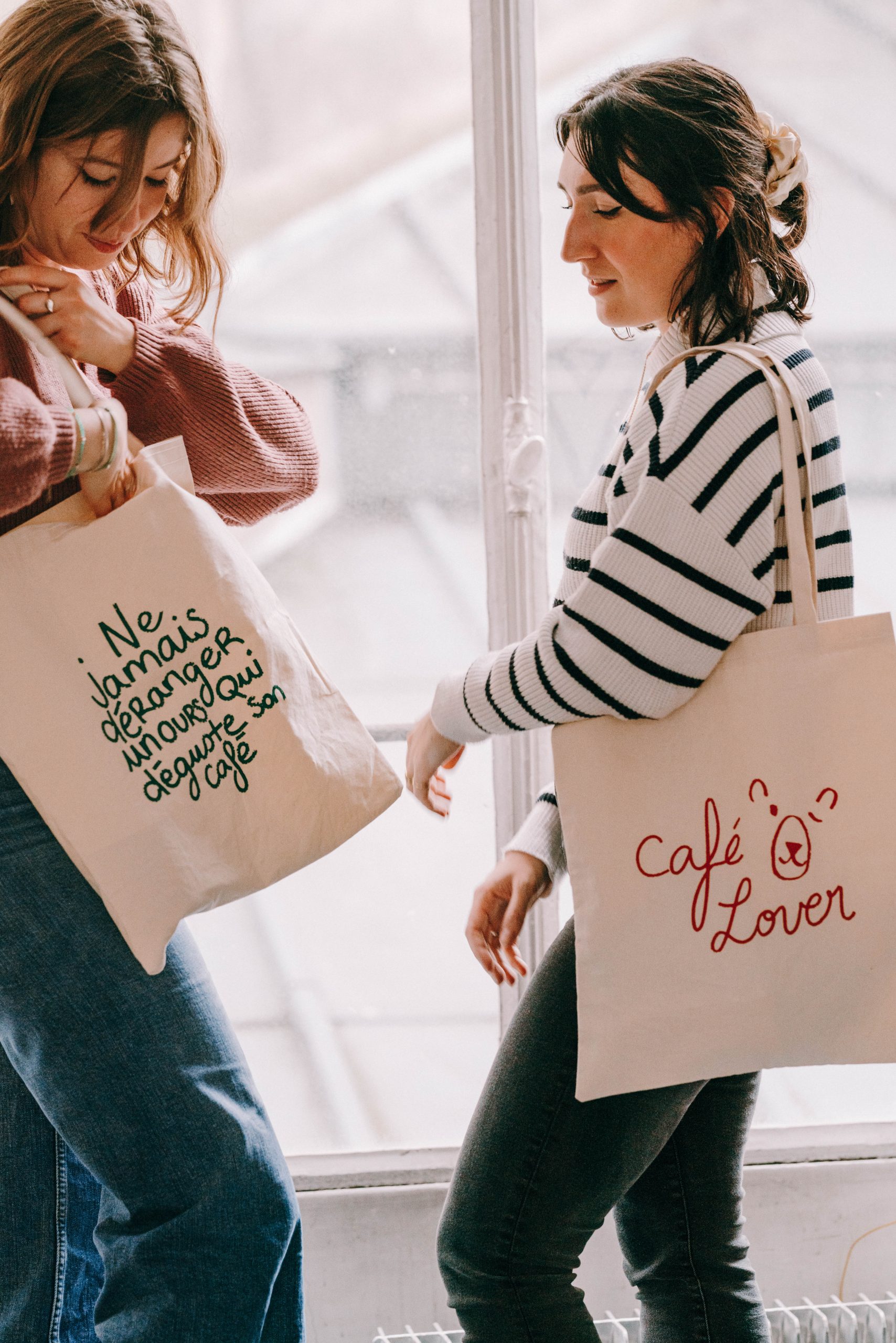 Tote bag café lover