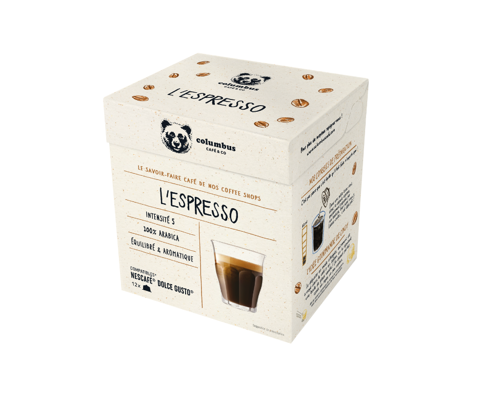 Café Grain – Espresso spécial Lungo 1 KG – Columbus Café & Co