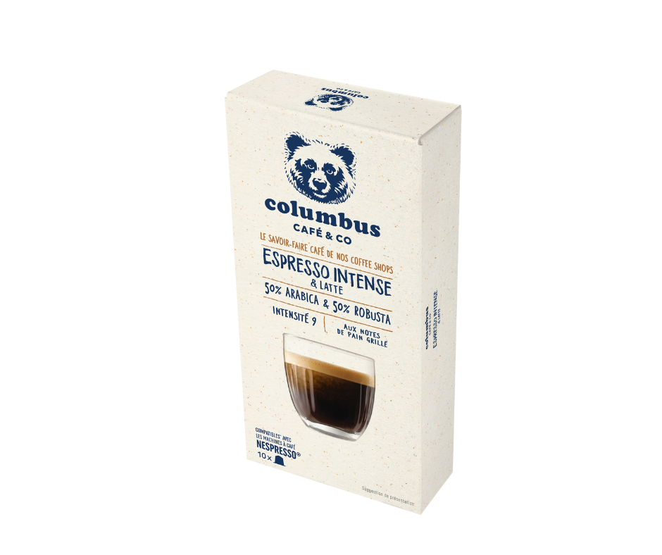 capsule nespresso chocolat cookie Columbus x10 sur