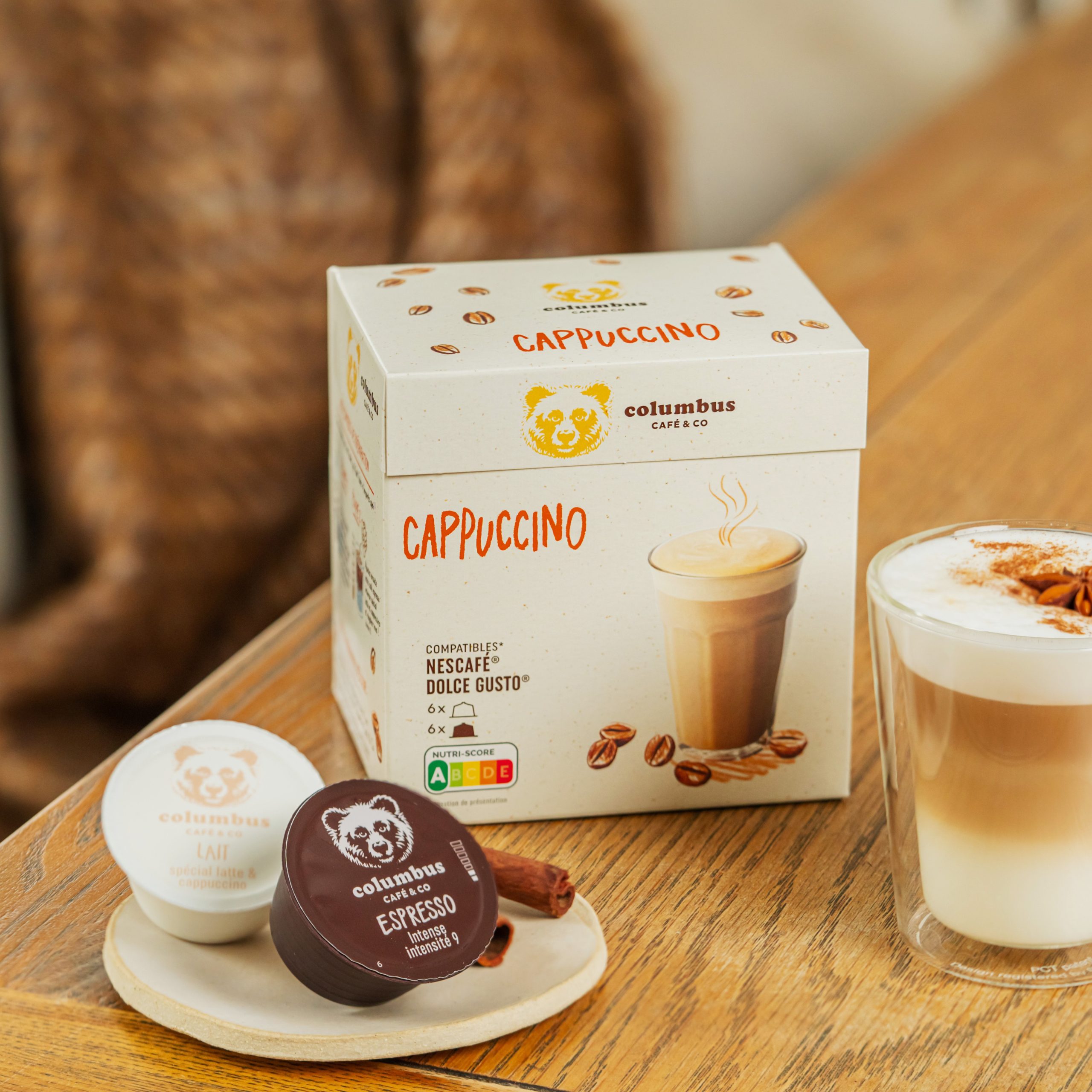 Columbus Cappuccino pour Dolce Gusto - 6+6 capsules