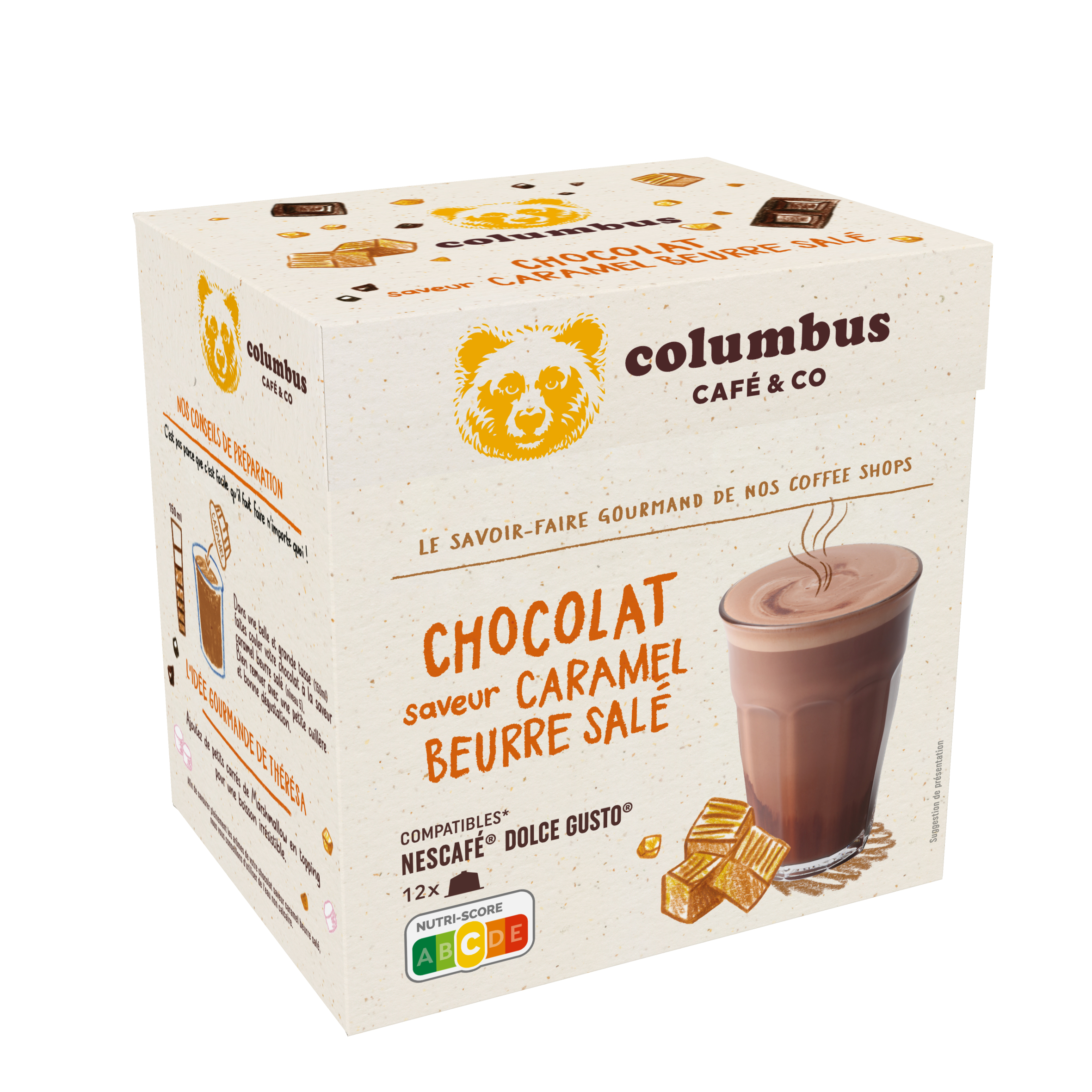 Le chocolat caramel beurre salé Dolce gusto® x12