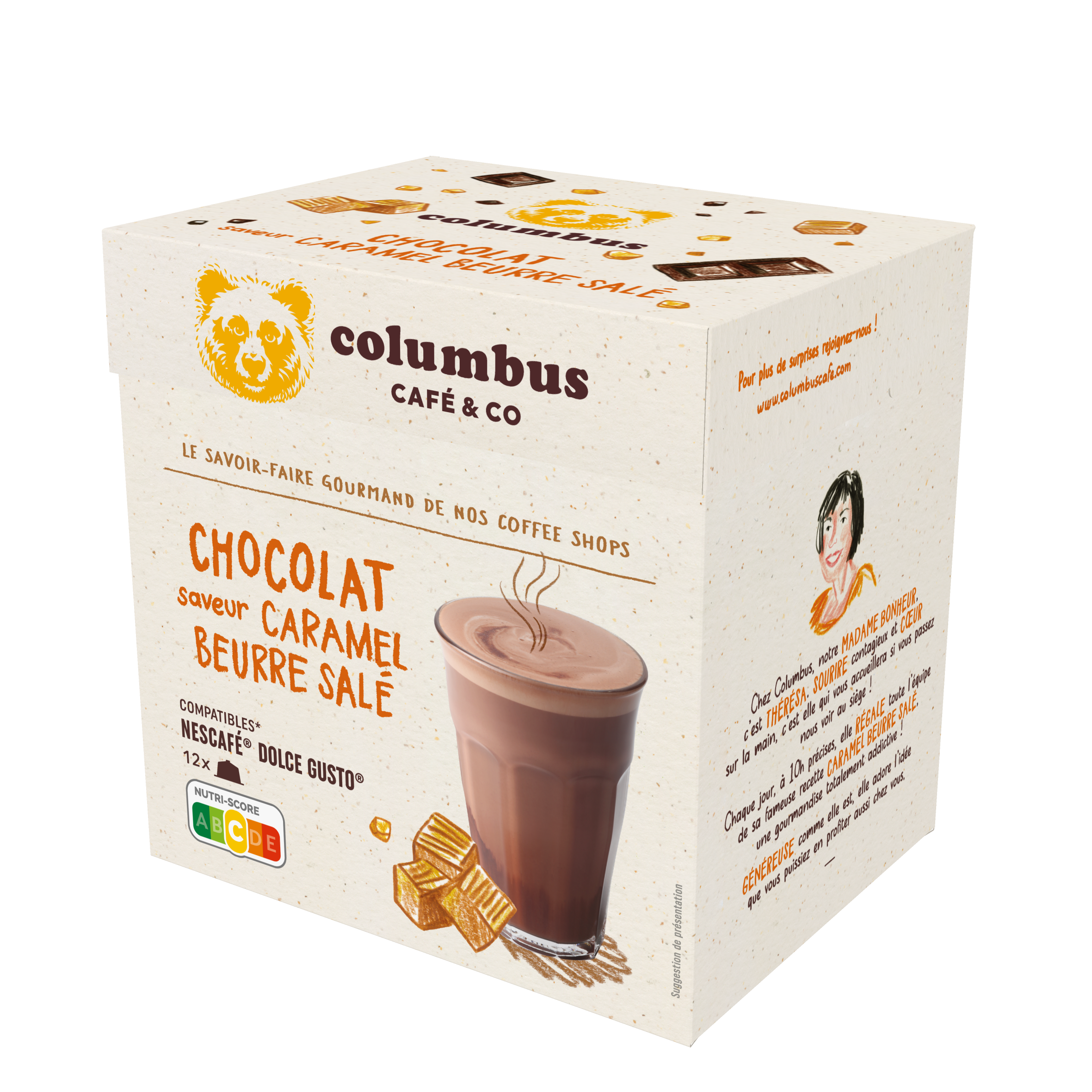 Le chocolat caramel beurre salé Dolce gusto® x12