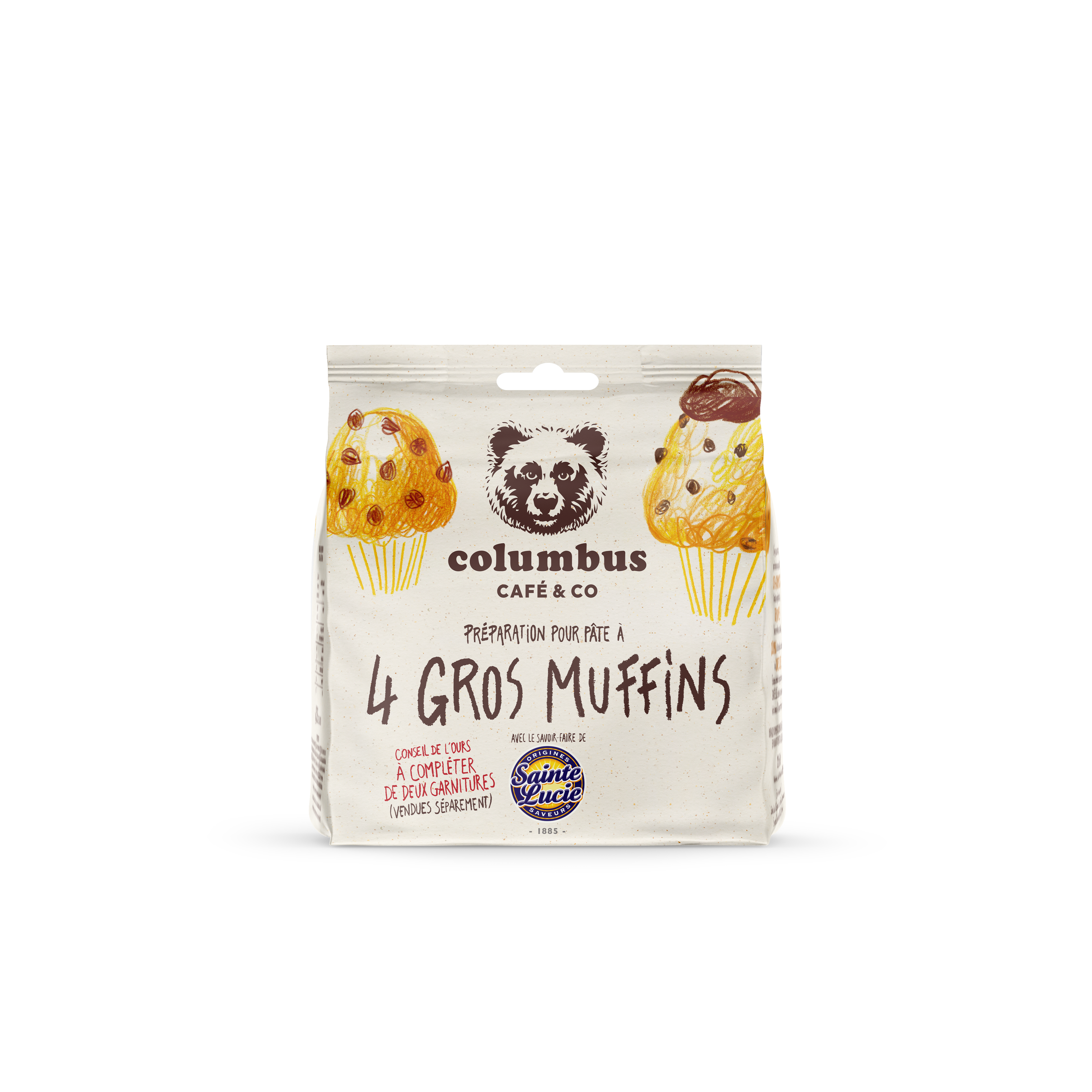 Préparation pour pâte à muffins Sainte Lucie x Columbus