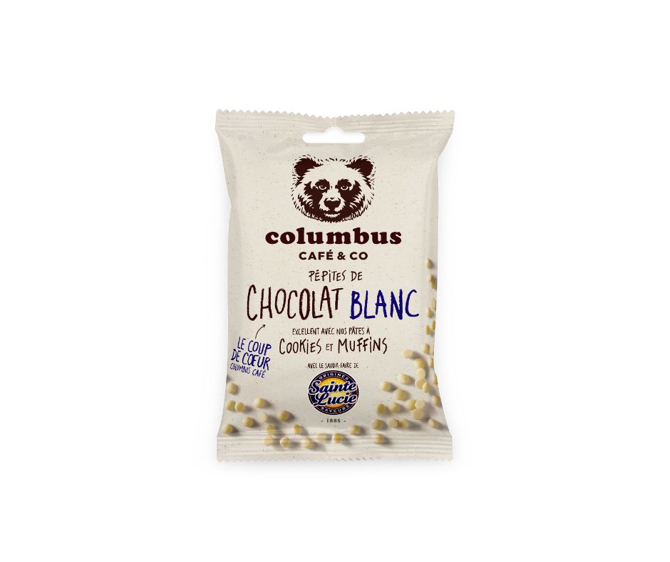 White chocolate chips Sainte Lucie x Columbus
