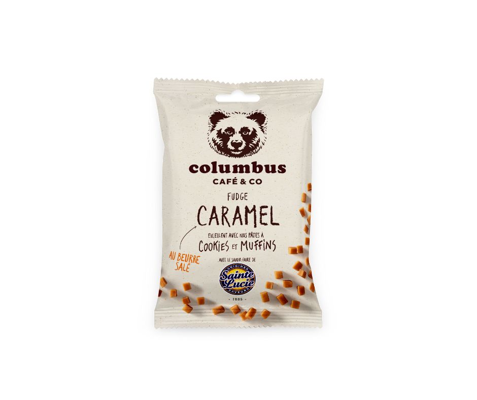 Mini caramel cubes Sainte Lucie x Columbus